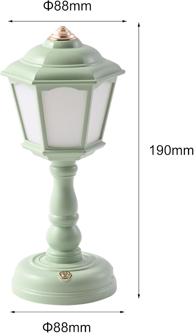 Mini Desk lamp Vintage, LED Desk Lamp Dimmable Table Lamp Reading Lamp - Image 2