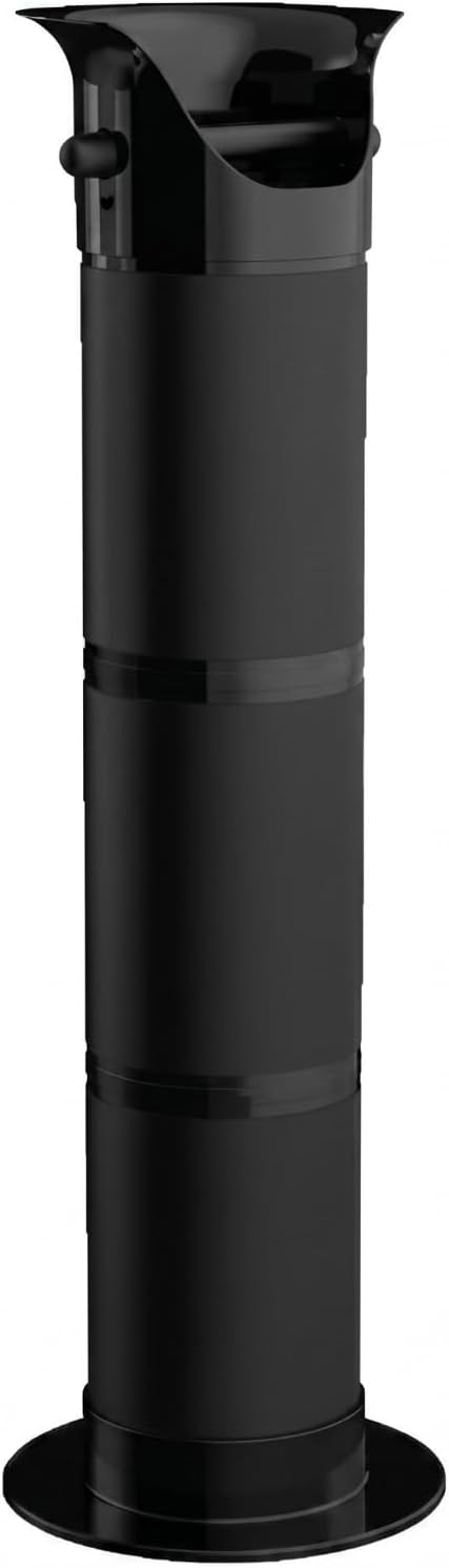 Coffee Grounds Disposal Box Cylindrical Espresso Portafilter Cleaner Vertical by Unknown
