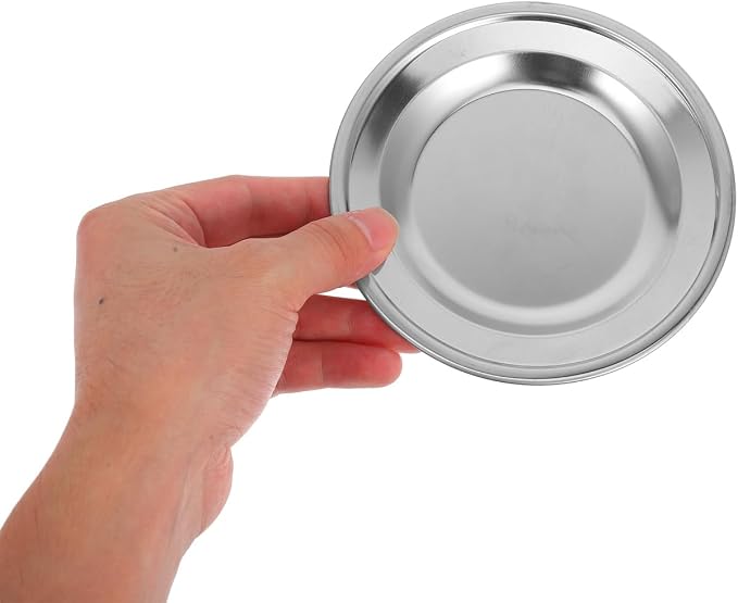 VOSAREA Stainless Steel Tea Bag Holder Round Coaster - Image 5