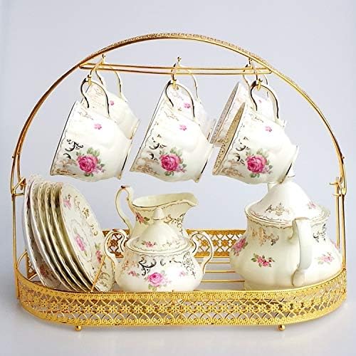 Mug Holder Coffee Cup Rack Stand Dishes Organizer Wrought Iron Drainer Storage - Image 3