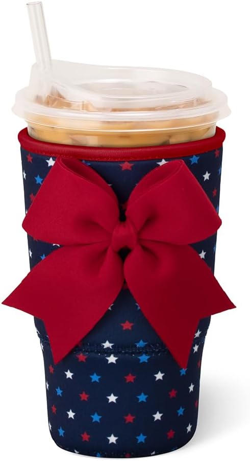 Swig Life Large Iced Cup Coolie, 30-32oz Iced Coffee Cup Insulator Sleeve by SwigLife