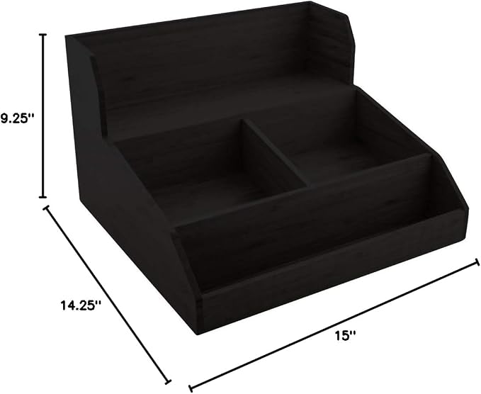 Restaurantware Coffee Cup Organizer 15 x 14.25 x 9.25 Inch Multipurpose Bamboo - Image 13