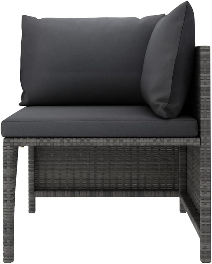 9-Piece Garden Lounge Set, Modular Outdoor Patio Furniture Sectional - Image 4