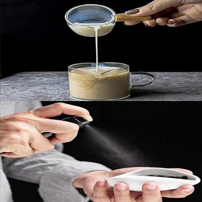 White Coffee Bean Dosing Cup - 100ML Mini Espresso Cup - Image 3