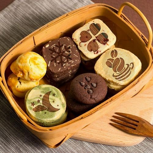 41 Coffee Stencils+2 Mesh Powder Shakers, Cake Baking Templates Coffee - Image 6
