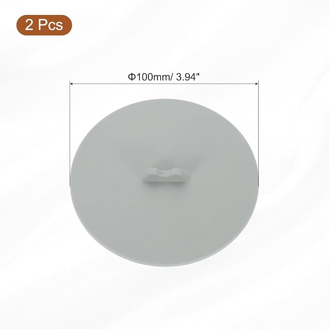 uxcell Silicone Cup Lids, Reusable Anti-Dust Tight Seal Silicone Mugs Cover - Image 2