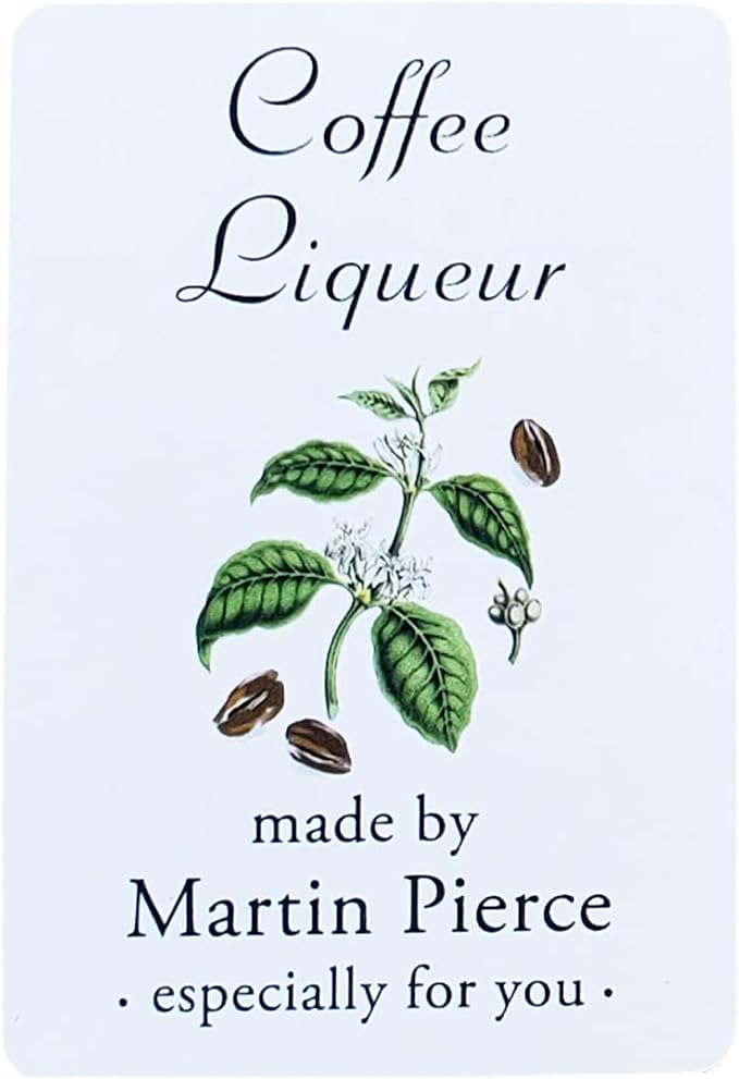 Personalized Coffee Liqueur Labels by NancyNikko