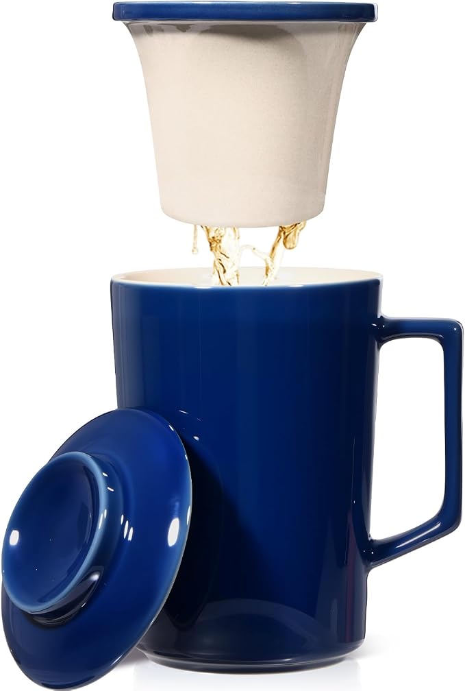 15 OZ Porcelain Tea Infuser Cup by foinly