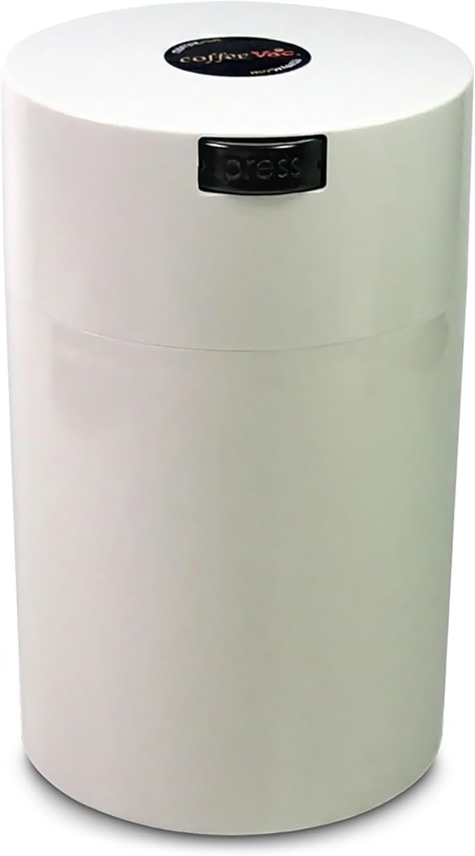 CoffeeVac 1LB – Patented Airtight Container | Multi-use Vacuum container works by Tightpac+America+Inc.