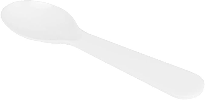 Karat U2450W 2.9" PS Disposable Tasting Spoon - Image 3