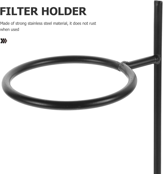 Metal Coffee Dripper Stand Coffee Station Dripper Stainless Steel Stand Filter - Image 3