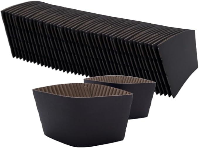 EchoDone 8oz 10oz 12oz 16oz Coffee Cups Sleeves Disposable by EchoDone