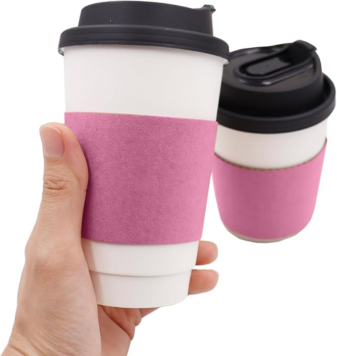EchoDone 8 oz Disposable Coffee Cup Sleeves - Image 6
