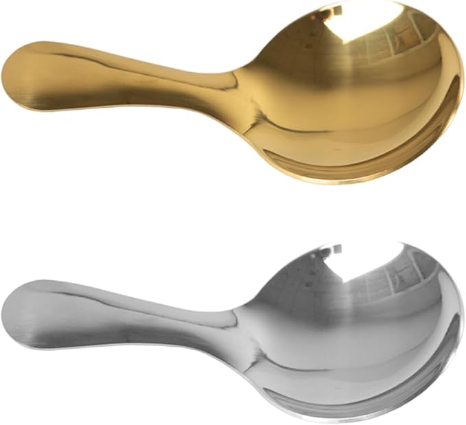 6 PCS Short Handle Spoons, Mini Scoops Coffee Scoops - Image 5