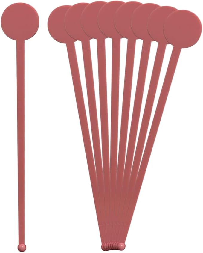 80 Pcs Plastic Cocktail Swizzle Sticks Long Coffee Beverage Stirrers Wedding by UUYYEO