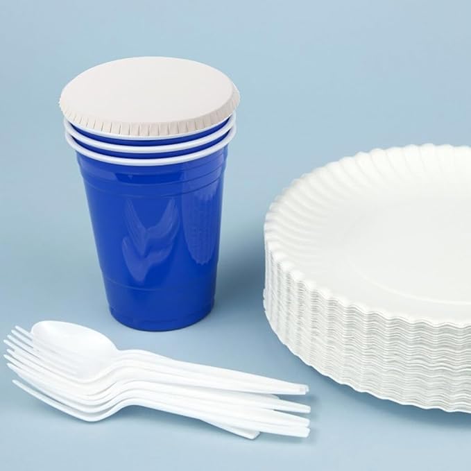 Baluue 100pcs Disposable Cup Covers Lids - Image 6