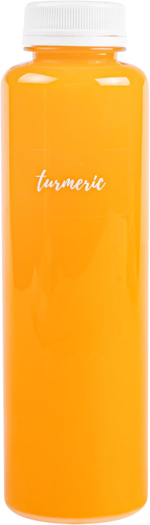 Restaurantware Label Tek 1.9 x 1 Inch Tumeric Juice Bottle Labels, 100 - Image 2