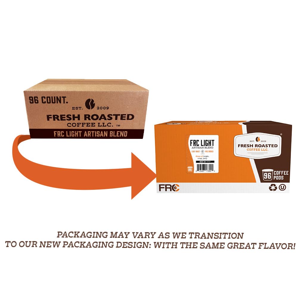 Fresh Roasted Coffee, FRC Classic Variety Pack, Kosher, K-Cup Compatible, 96 Pods
