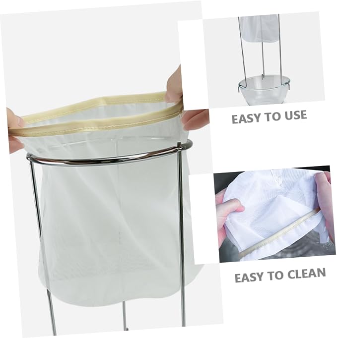 1set Jam Strainer Stand Reusable Mesh Filter Bag - Image 8