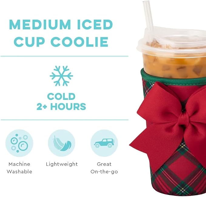 Swig Life Medium Iced Cup Coolie, Standard 22oz Iced Coffee Cup Insulator Sleeve - Image 4