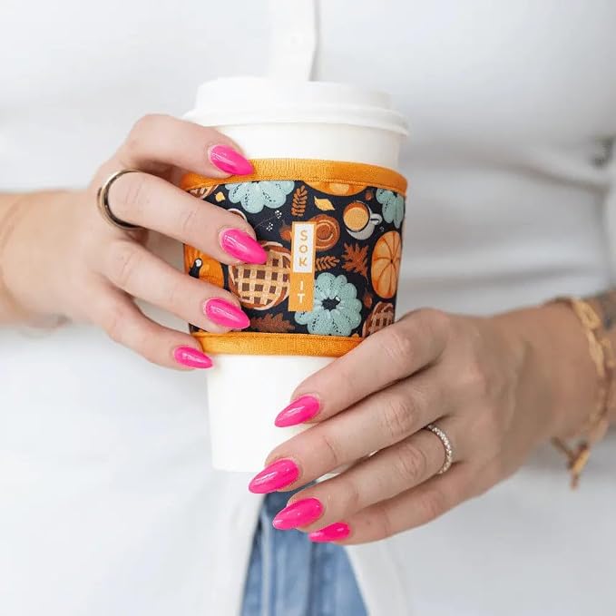 Sok It HotSok Coffee & Tea Reusable Insulated Neoprene Cup Sleeve - Image 2