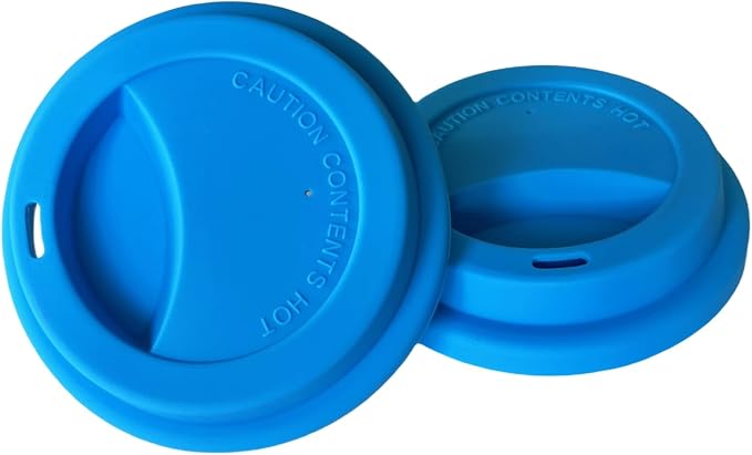 Silicone Cup Covers, Reusable Silicone Lids by NumRealmNumberIDTagsLabels