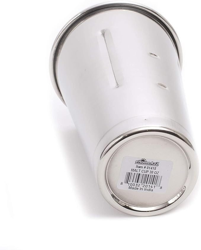 Malt Cup Stainless Steel Ice Cream Milkshake Commercial Grade 30 oz - Image 8