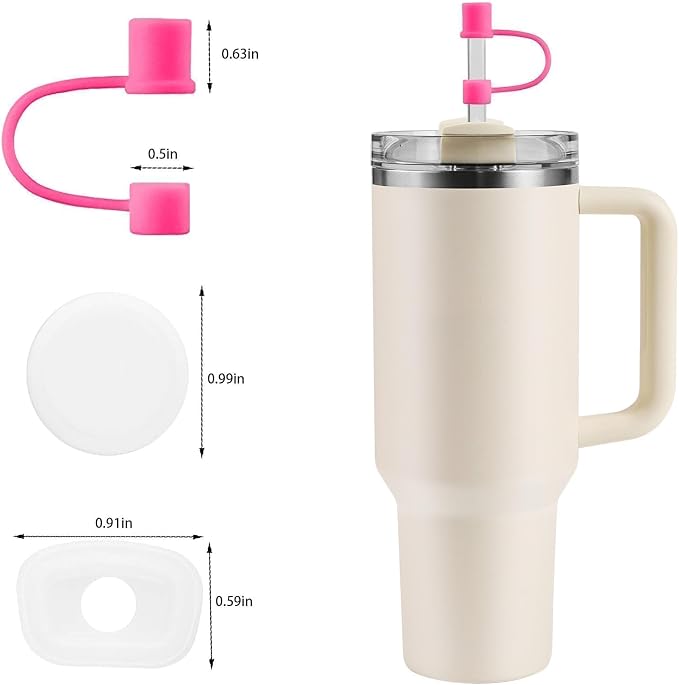 MOLOSLEEVE 21 Colors Straw Toppers Include A Set of Leak-proof Plugs, - Image 3