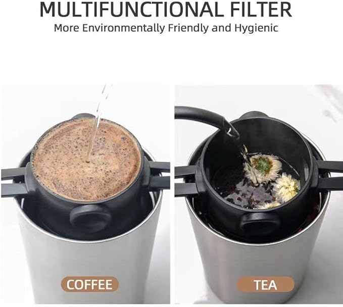Reusable Steel Coffee Filter Funnel - Image 9