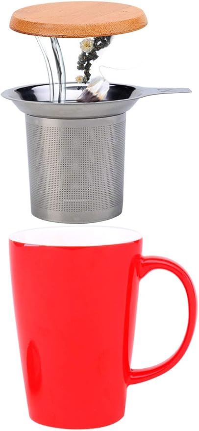 Daycount Stainless Steel Reusable Filter, Tea Baskets Mesh Coffee Espresso - Image 2