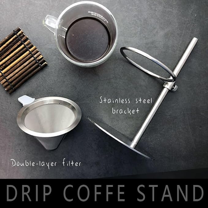 Adjustable Stainless Steel Coffee Dripper Stand - Image 9