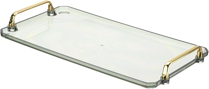 PATIKIL 16.1 x 8.7 Inches Plastic Serving Tray by PATIKIL