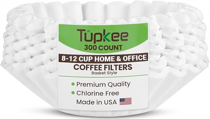 Coffee Filters 8-12 Cups by Tupkee