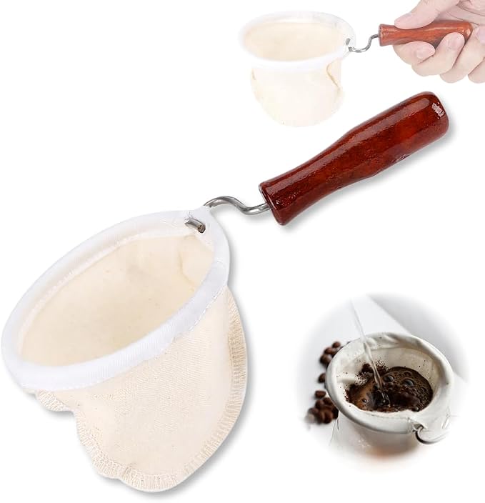 Cloth Coffee Filter More Sense of Ritual Handmade Coffee Filter Preferred by Unknown
