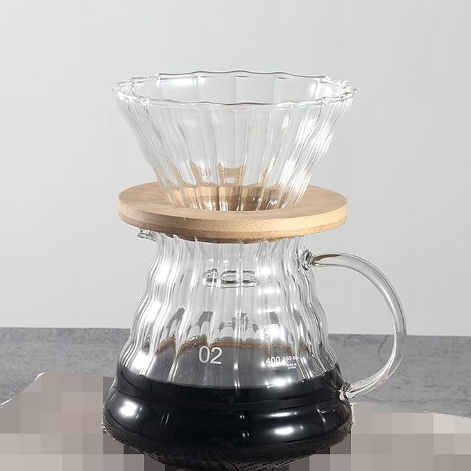 2 Pieces Funnel Cup Holder Bamboo Coffee Dripper Stand Holder Coffee Filter - Image 4