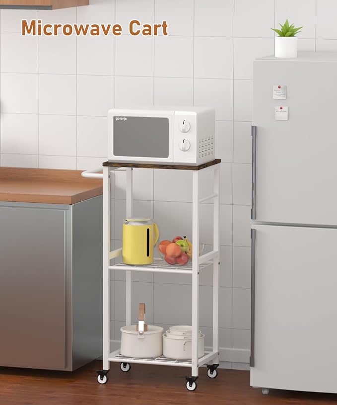 Kitchen Microwave Stand Cart - Image 4