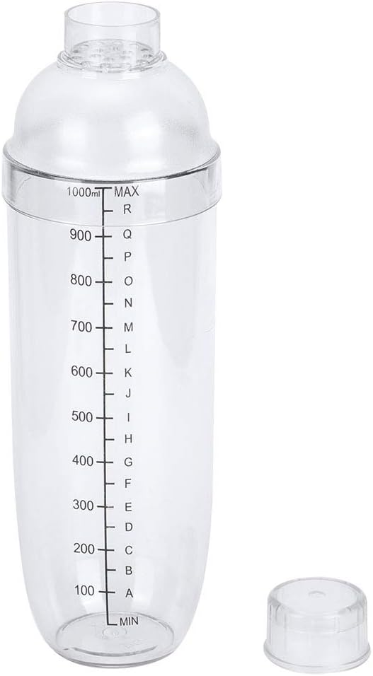 Cocktail Shaker, Food Grade Plastic Highly Transparent Drink Shaker Cup Ice Tea - Image 7