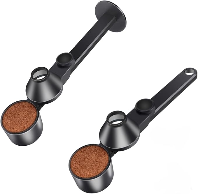 2 Pcs Coffee Scoop & Funnel for Reusable K-Cup Pods, 2Tbsp Dosing Spoon by Unknown