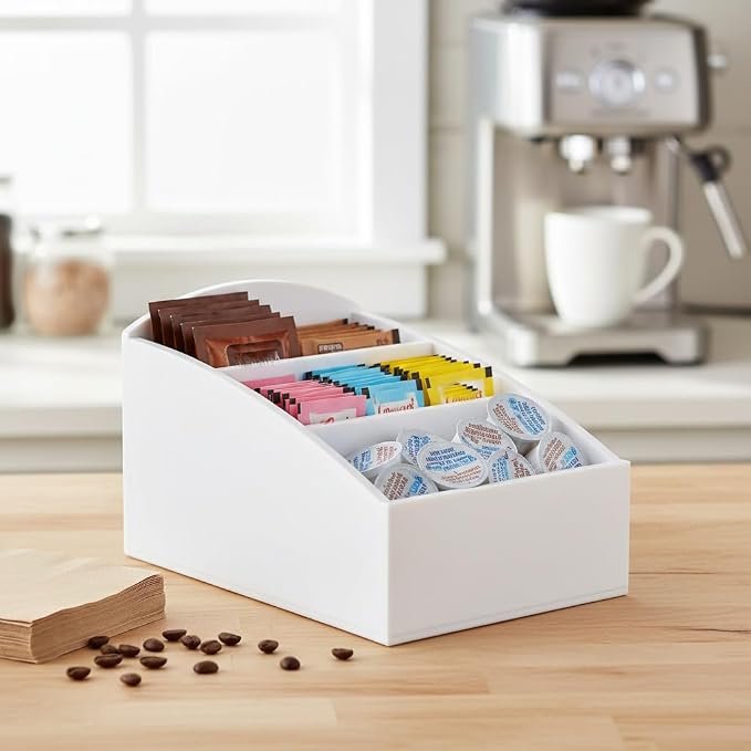 BinaryABC Coffee Bar Sugar Packet Holder, Sugar Packet Organizer, Tea Bag - Image 2