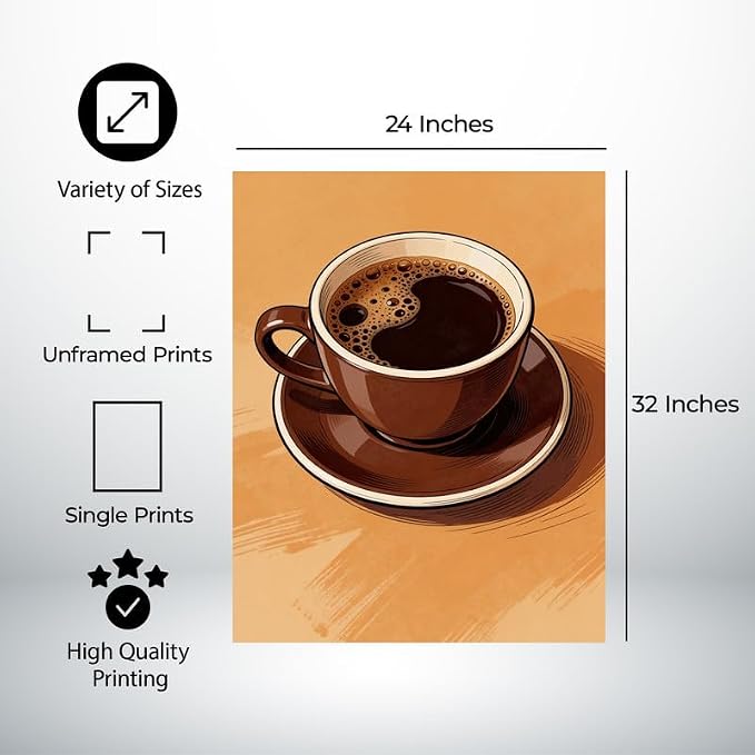Lawrence Williams Designs Coffee Cup Poster - Image 2