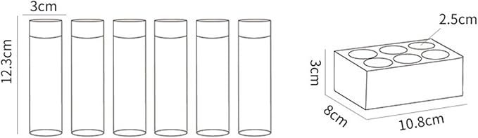 Coffee Beans Storage Containers Dosing Coffee Bean Storage Tube Clear Empty - Image 3