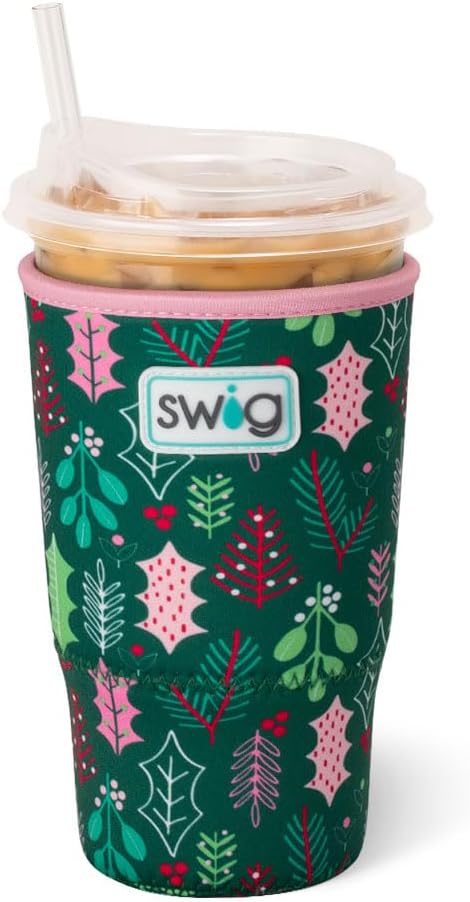 Swig Life Large Iced Cup Coolie, 30-32oz Iced Coffee Cup Insulator Sleeve by SwigLife