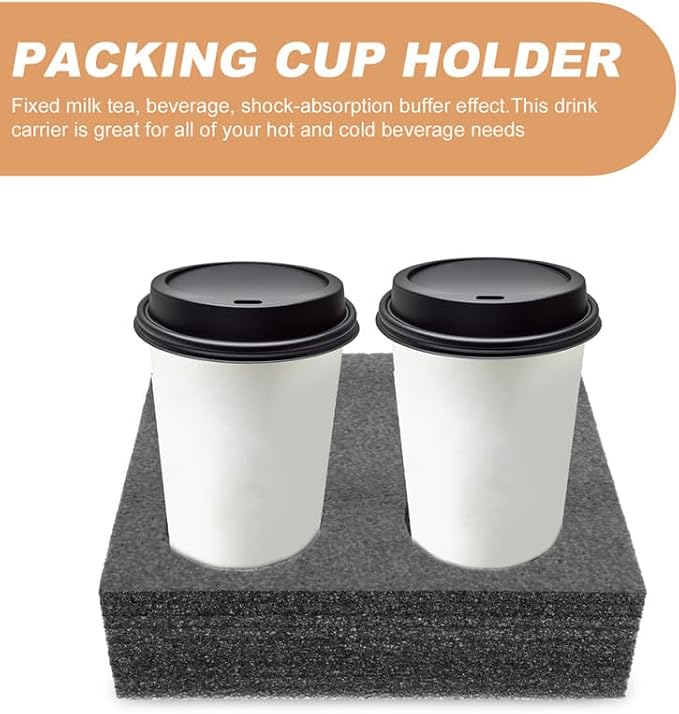 4 Pcs Portable Cup Tray Reused Cup Fixing Holder - Image 4