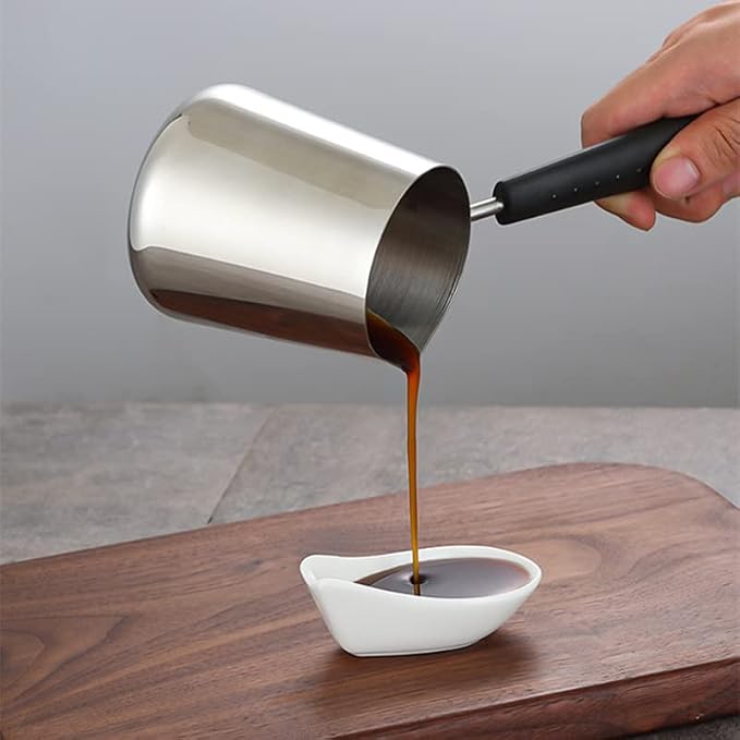 Milk Butter Warmer Pot, 30oz/900ml Turkish Coffee Pot, Stovetop Chocolate - Image 4
