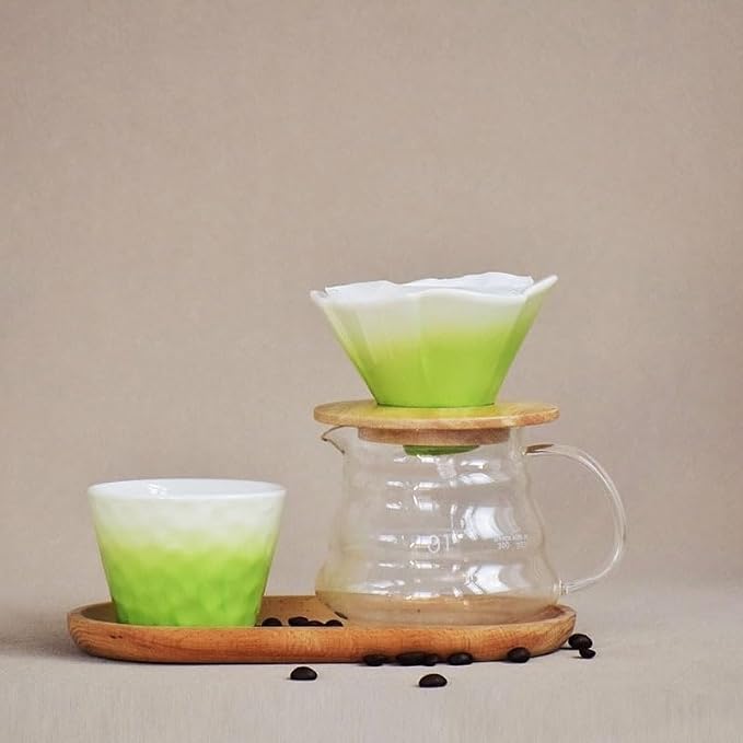 Underglaze Gradient Color Ceramic Cup | 180ml Coffee Tasting Cup | Sensory - Image 7