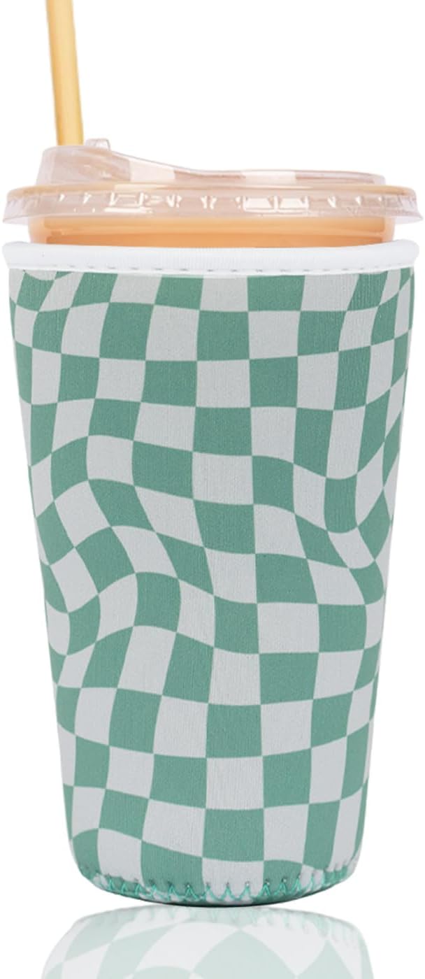 Reusable Insulated Sleeve for Iced Coffee Cup, Coffee Neoprene Sleeve for Cold by Unknown