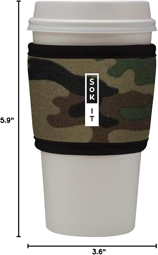 Sok It HotSok Coffee & Tea Reusable Insulated Neoprene Cup Sleeve - Image 7