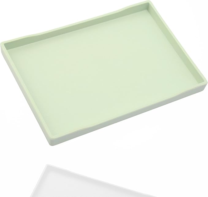 Green Small Serving Tray, Countertop Organizer | by VCREATC-VCREATEFORCUSTOMER