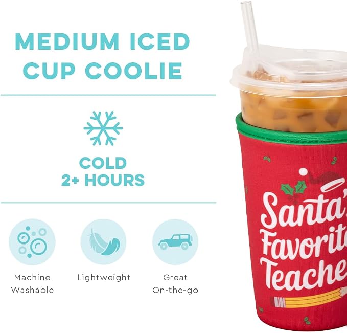 Swig Life Medium Iced Cup Coolie, Standard 22oz Iced Coffee Cup Insulator Sleeve - Image 3