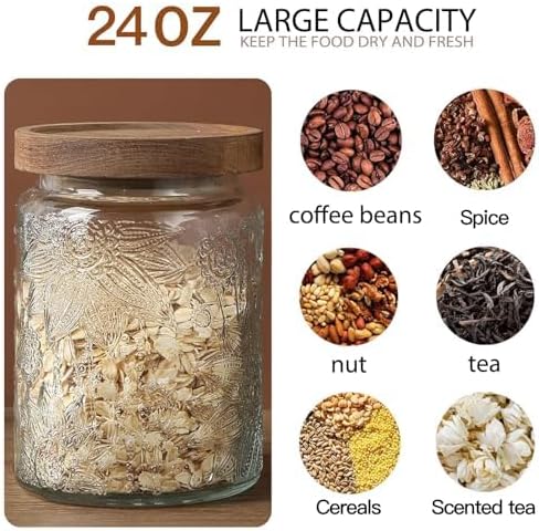 24 OZ Airtight Glass Storage Jar - Image 3
